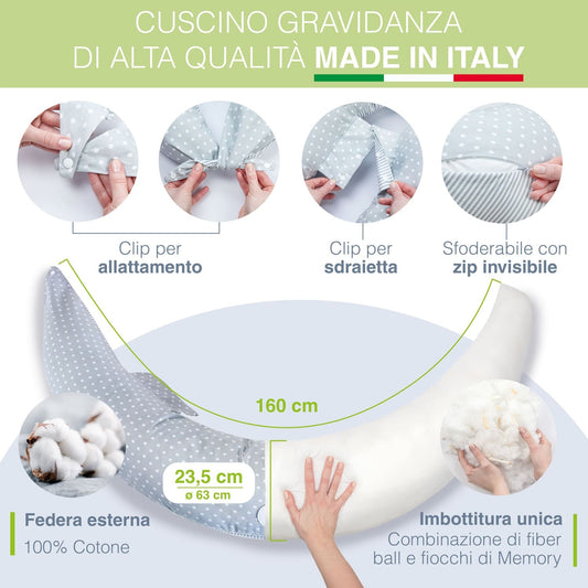 Cuscino Gravidanza e Allattamento - Dilamababy